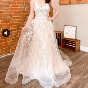 Mori Lee River Wedding Dress Size 8